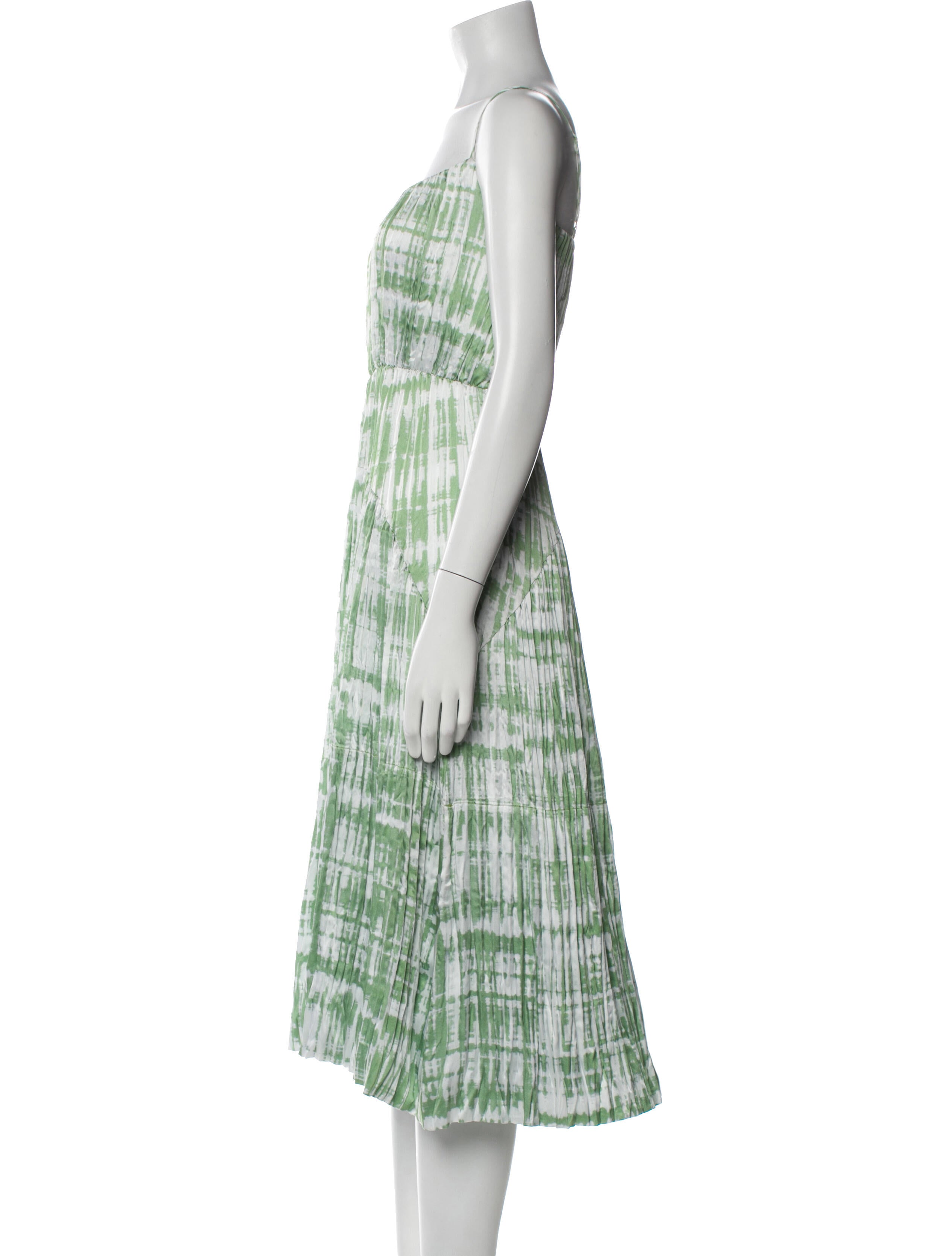 Vince Printed Midi Length Dress