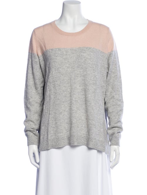 Vince Cashmere Colorblock Pattern Sweater