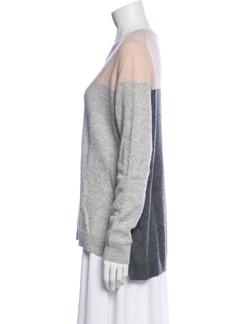 Vince Cashmere Colorblock Pattern Sweater
