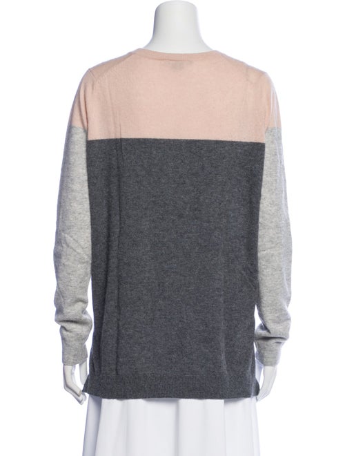 Vince Cashmere Colorblock Pattern Sweater