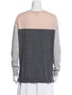 Vince Cashmere Colorblock Pattern Sweater