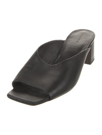 Vince Leather Slides