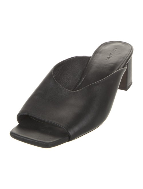 Vince Leather Slides