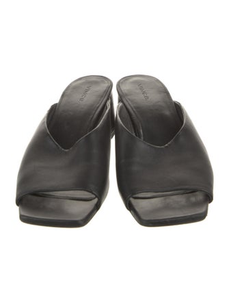 Vince Leather Slides