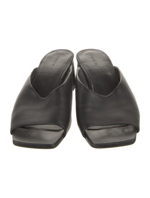 Vince Leather Slides