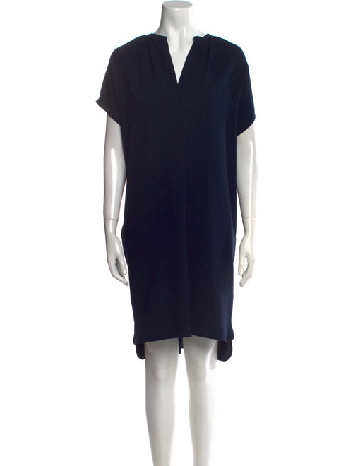 Vince V-Neck Knee-Length Dress