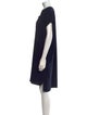 Vince V-Neck Knee-Length Dress