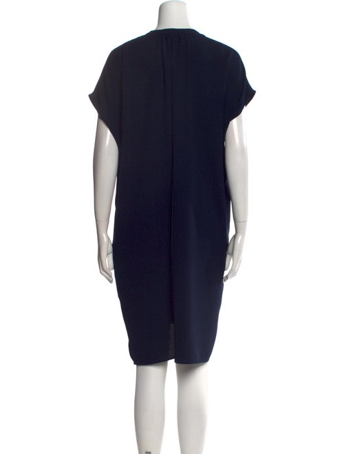 Vince V-Neck Knee-Length Dress