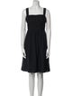 Vince Square Neckline Knee-Length Dress