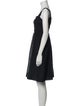 Vince Square Neckline Knee-Length Dress