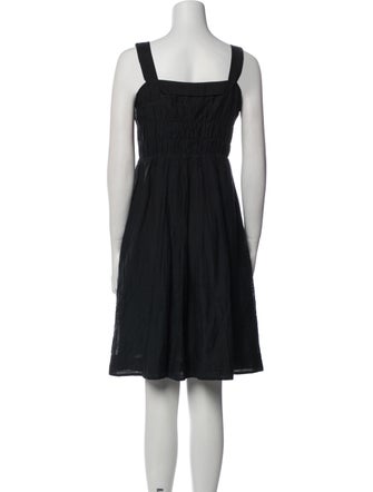 Vince Square Neckline Knee-Length Dress