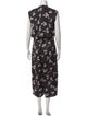 Vince Floral Print Mock Neck Jumpsuit