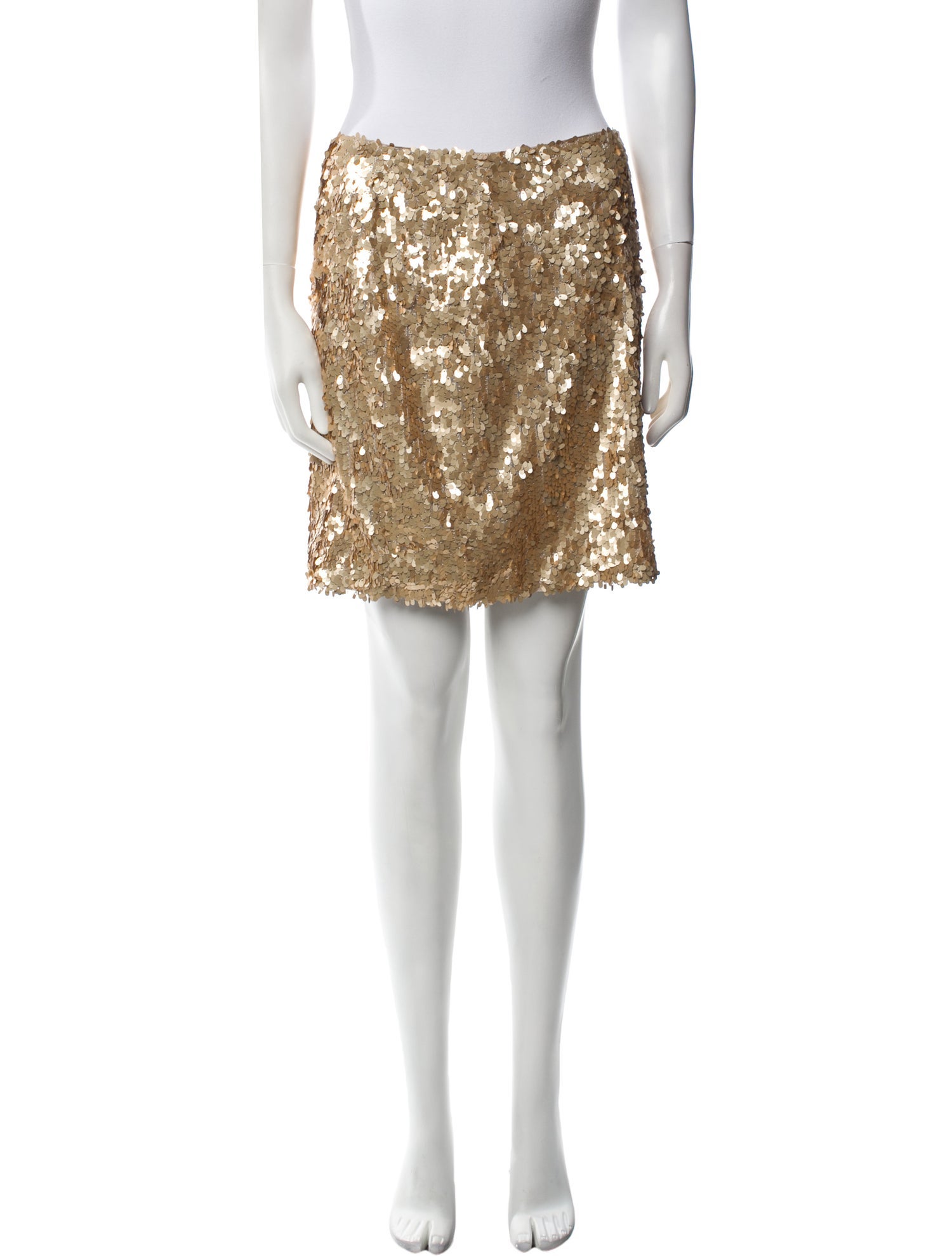 Vince Sequin Embellishments Mini Skirt