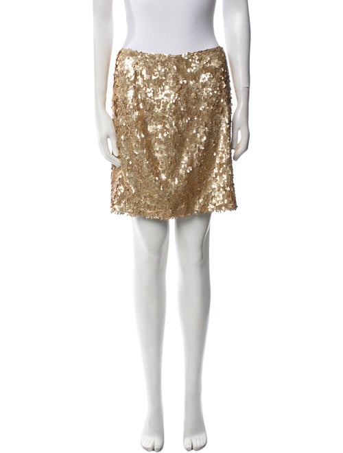 Vince Sequin Embellishments Mini Skirt