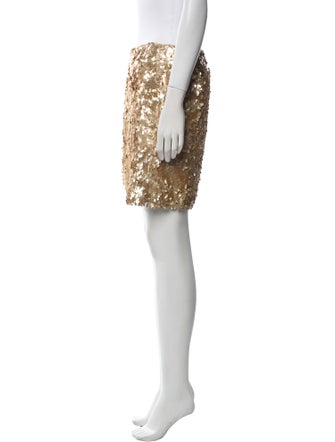 Vince Sequin Embellishments Mini Skirt