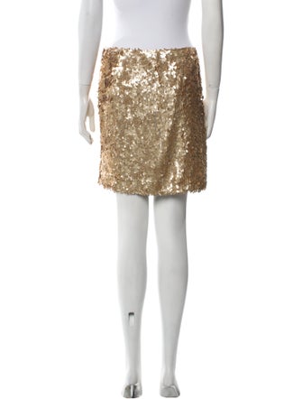 Vince Sequin Embellishments Mini Skirt