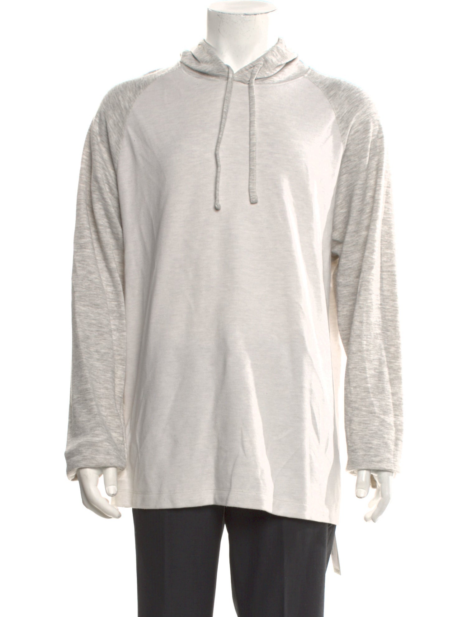 Vince Colorblock Pattern Crew Neck Hoodie