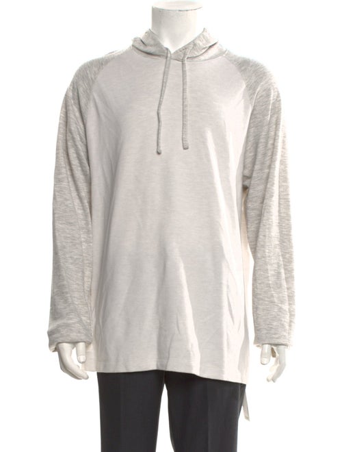 Vince Colorblock Pattern Crew Neck Hoodie