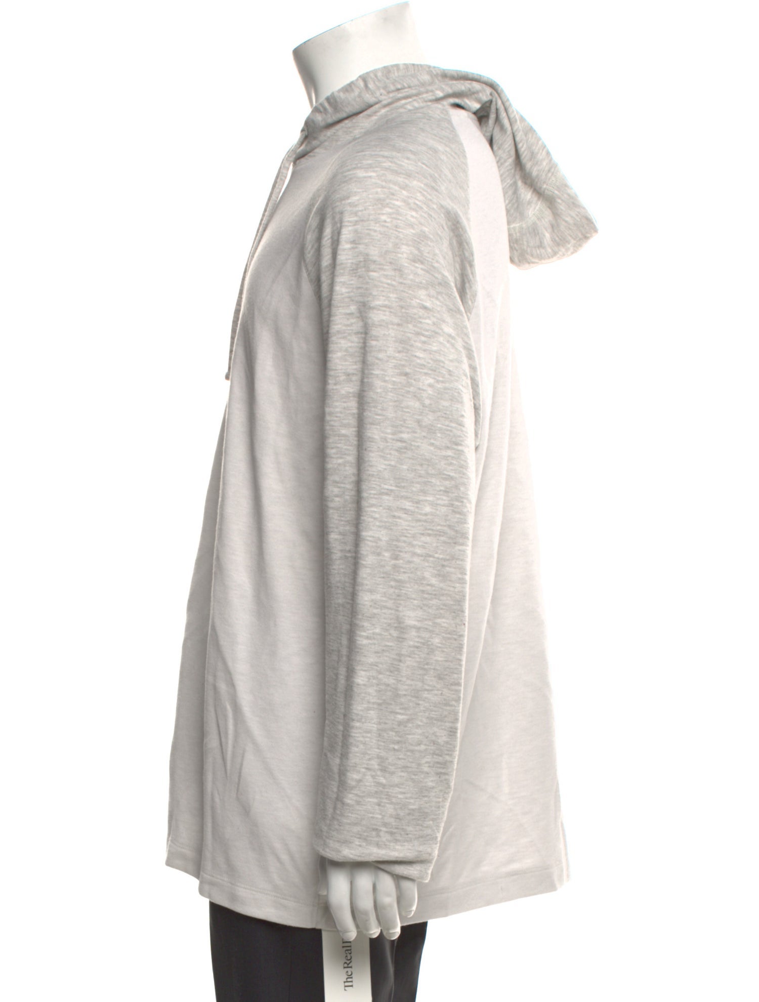 Vince Colorblock Pattern Crew Neck Hoodie