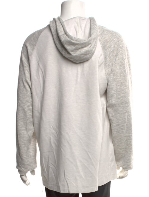 Vince Colorblock Pattern Crew Neck Hoodie