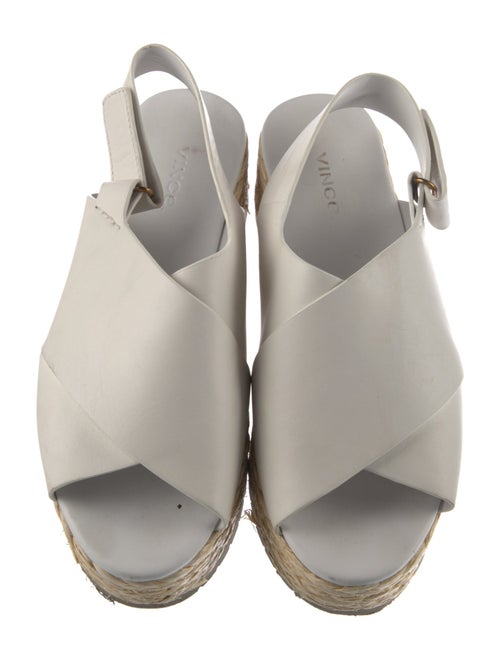 Vince Leather Espadrilles