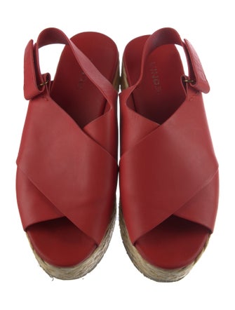 Vince Leather Espadrilles