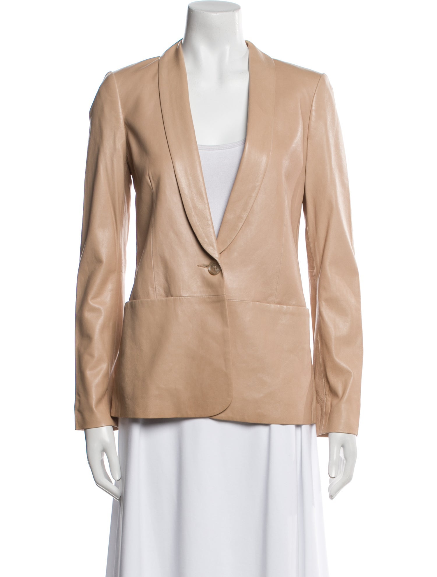 Vince Leather Blazer