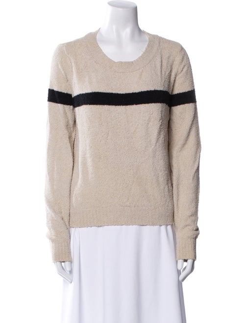 Vince Striped Scoop Neck Sweater