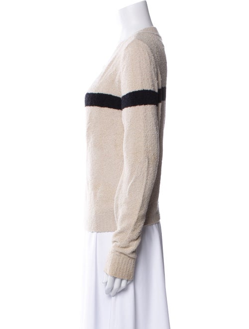 Vince Striped Scoop Neck Sweater