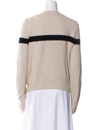 Vince Striped Scoop Neck Sweater