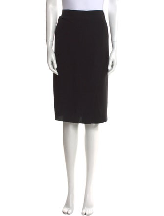 Vince Pleated Accents Knee-Length Skirt