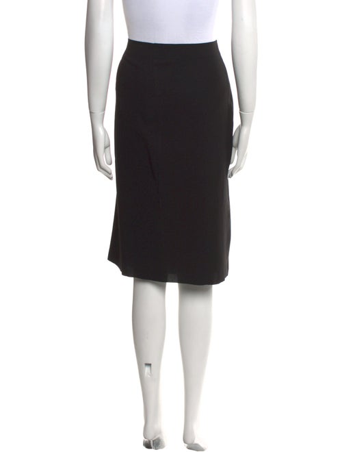 Vince Pleated Accents Knee-Length Skirt