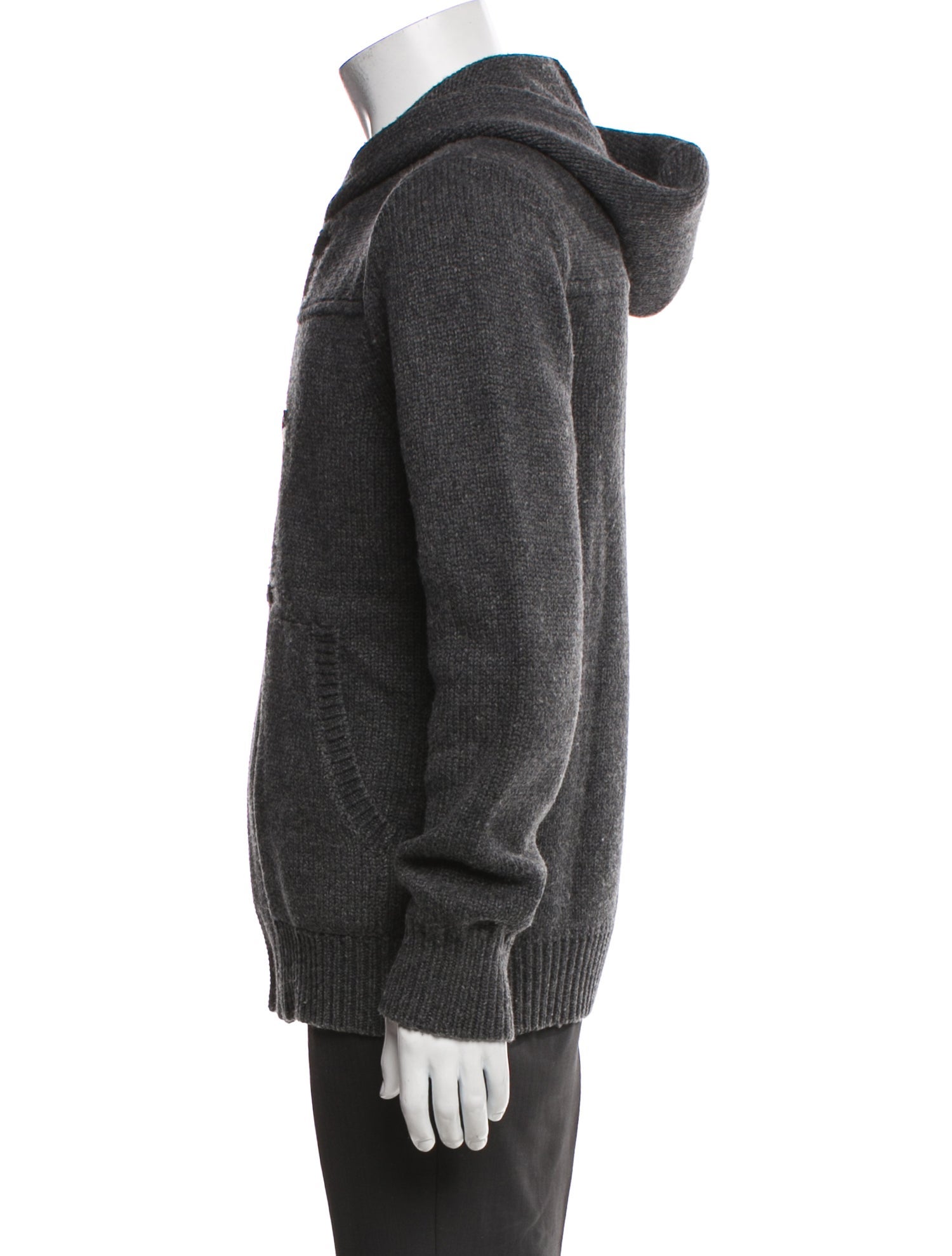 Vince Wool Mock Neck Cardigan