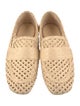 Vince Straw Lace Pattern Loafers