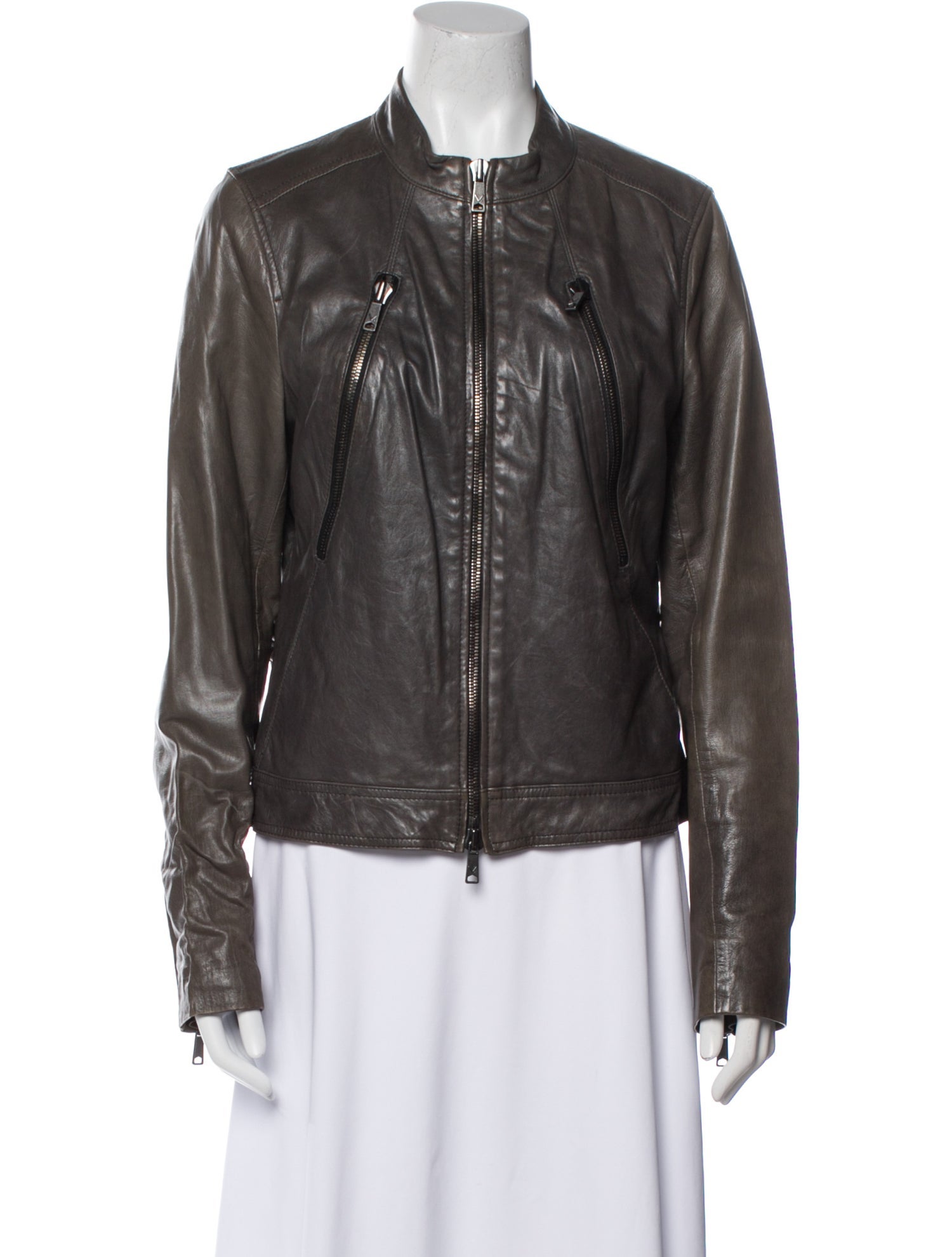 Vince Leather Biker Jacket
