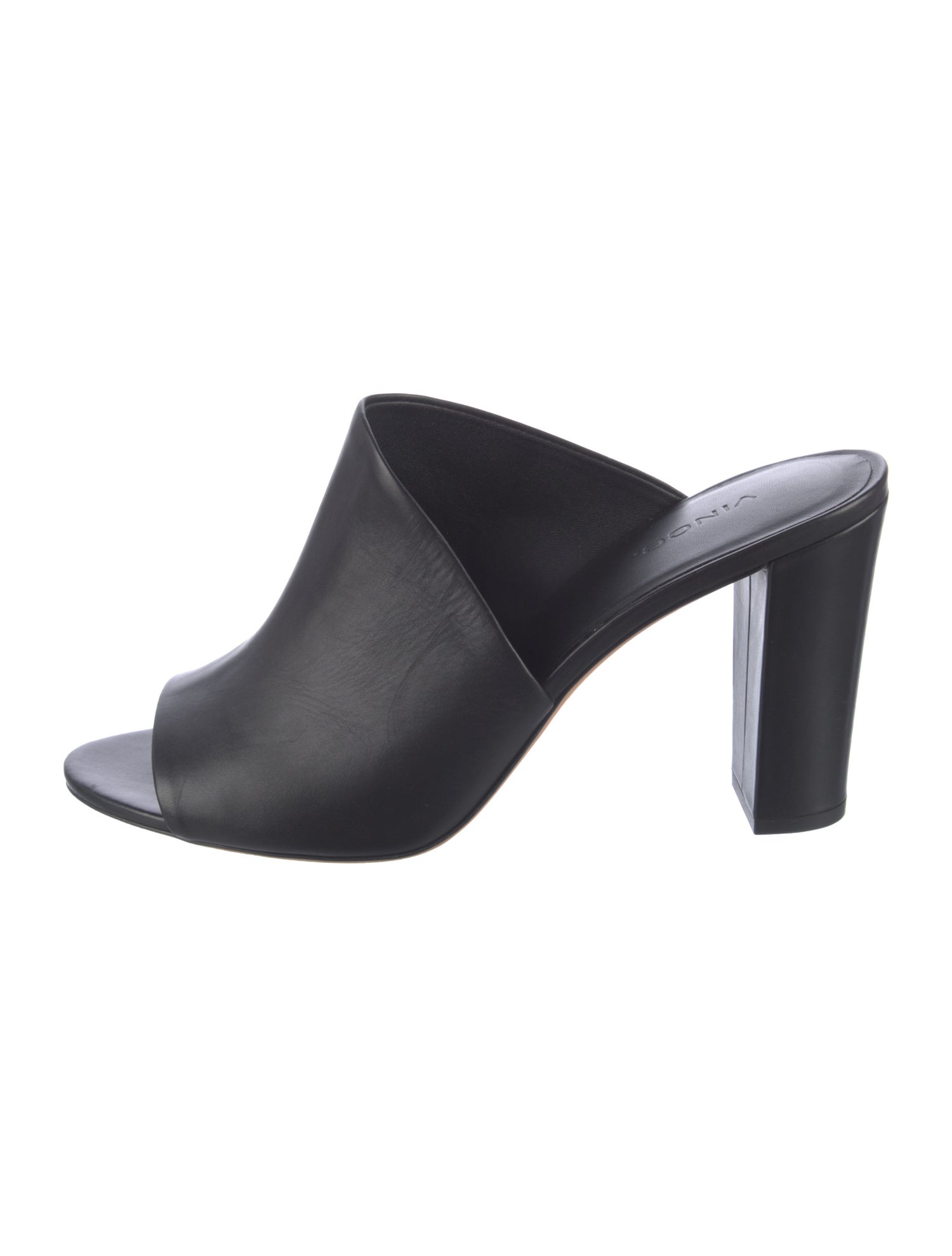 Vince Leather Slides