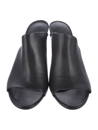 Vince Leather Slides