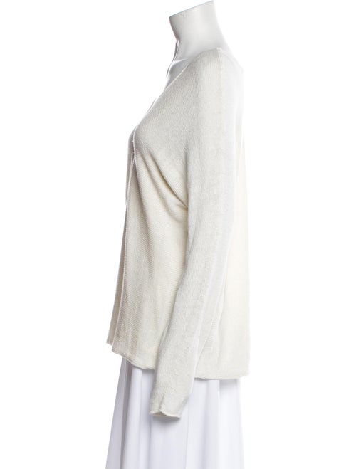 Vince Linen V-Neck Sweater