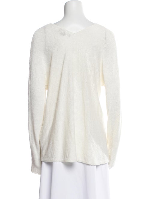 Vince Linen V-Neck Sweater