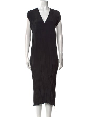 Vince V-Neck Long Dress