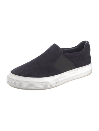 Vince Suede Colorblock Pattern Sneakers