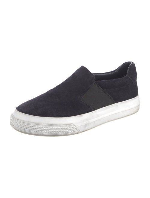 Vince Suede Colorblock Pattern Sneakers