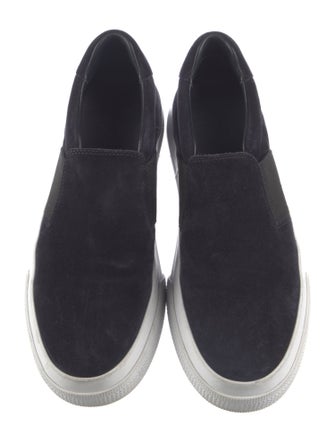 Vince Suede Colorblock Pattern Sneakers