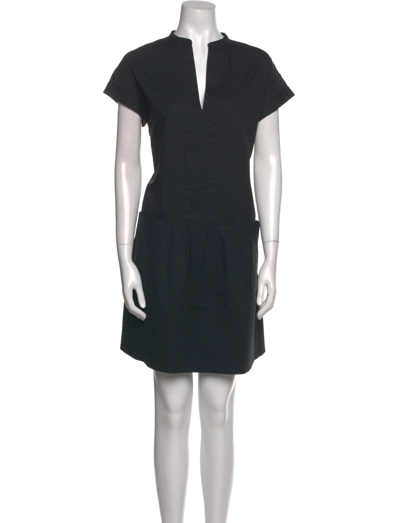 Vince V-Neck Mini Dress