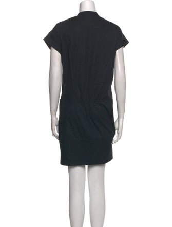 Vince V-Neck Mini Dress