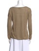Vince Linen Scoop Neck Sweater