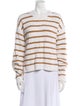 Vince Striped Crew Neck Sweater