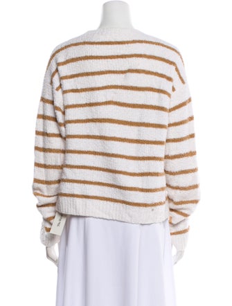 Vince Striped Crew Neck Sweater