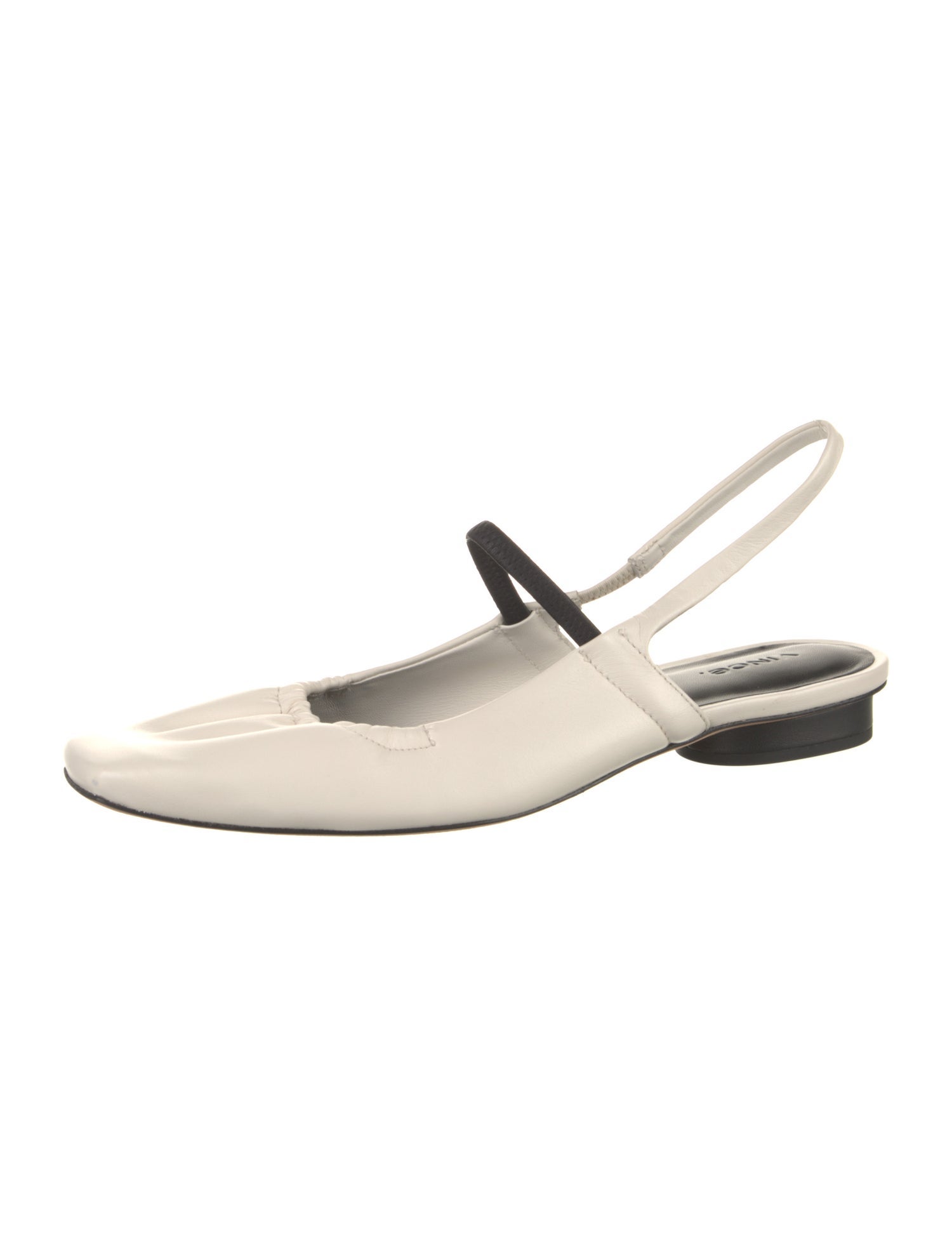 Vince Leather Slingback Flats