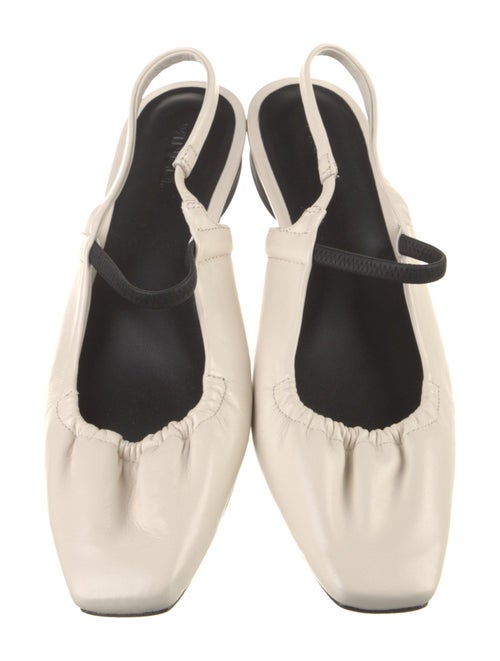 Vince Leather Slingback Flats